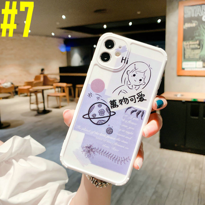 LF| Casing HP OPPO A53 A33 Reno 3 A52 A92 A5 A9 A91 A31 2020 A3s A11K A57 A39 A83 A5s A7 A12 A37 A37f Neo 9  F1s F1 Plus F9 Pro F11 Realme 2 Pro C1 U1 Cute Girl Camera Lens Protector Soft Phone Case-2
