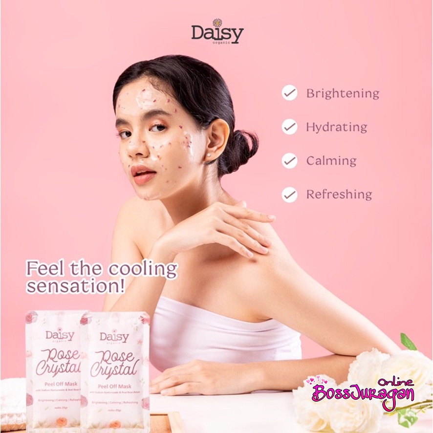 (BOSS) Daisy Rose Crystal Organic Peel off Mask 25gr