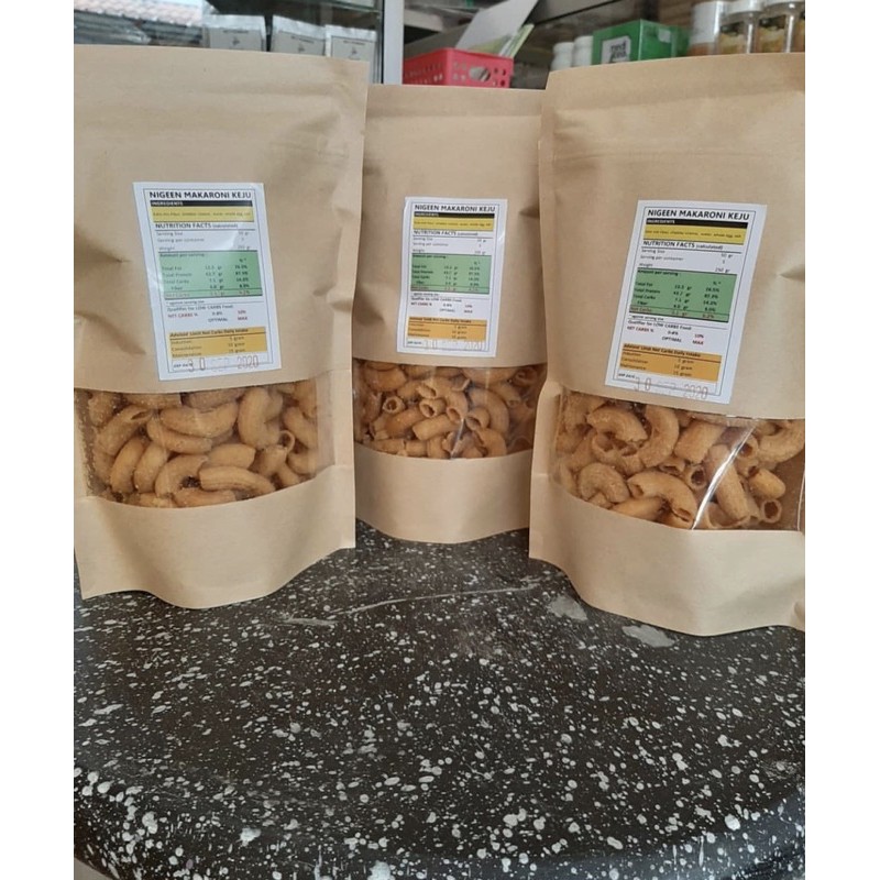 

Makaroni chesee keto varian pedes 250gram