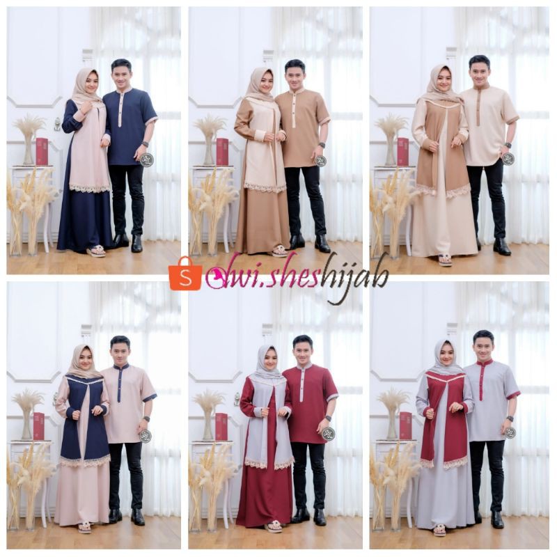 COUPLE GAMIS POLOS MOSCREPE
