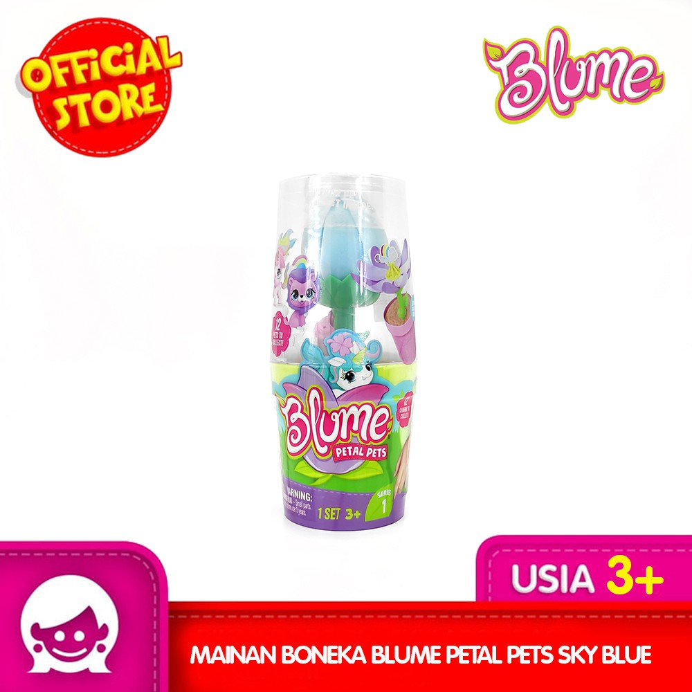 Mainan Boneka Blume Petal Pets Sky Blue