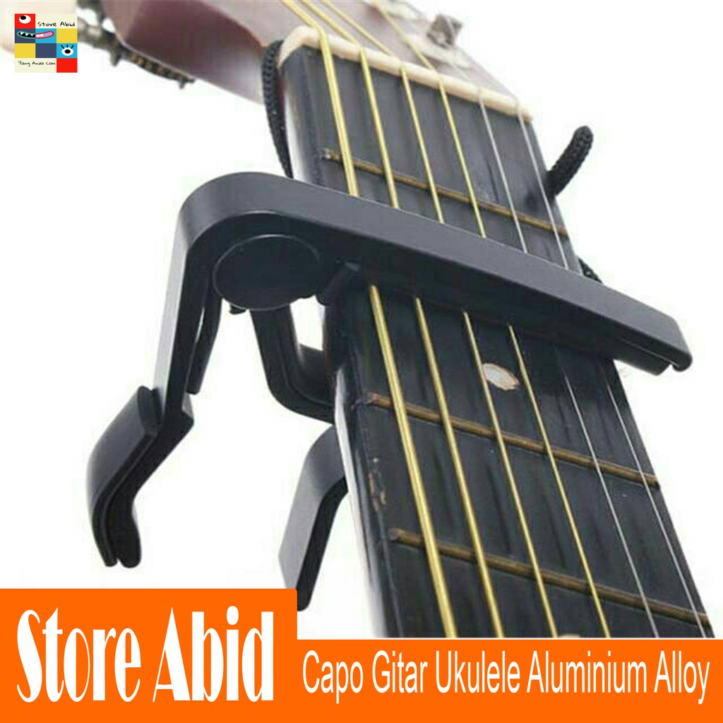 Capo Gitar Ukulele Aluminium Alloy Murah Berkualitas