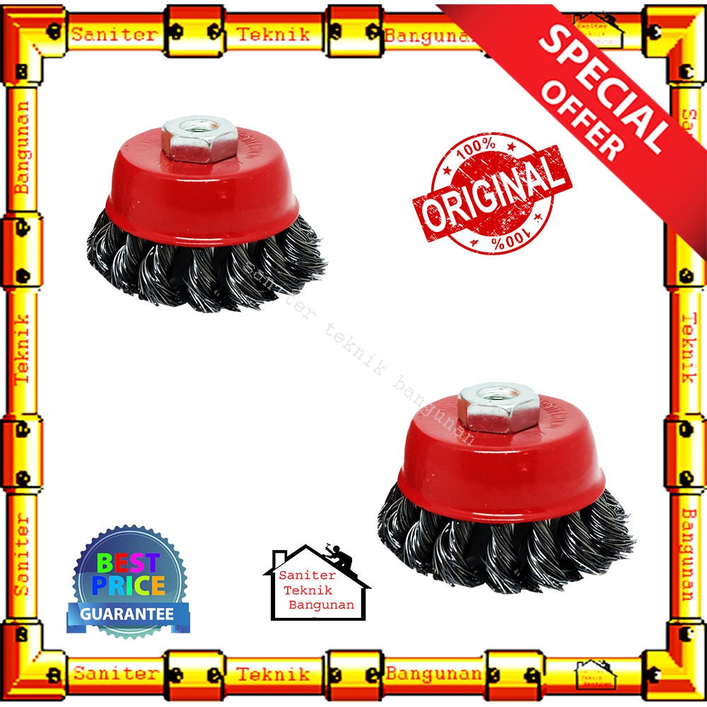 SIKAT KAWAT MANGKOK 3 INCH KING CUP BRUSH