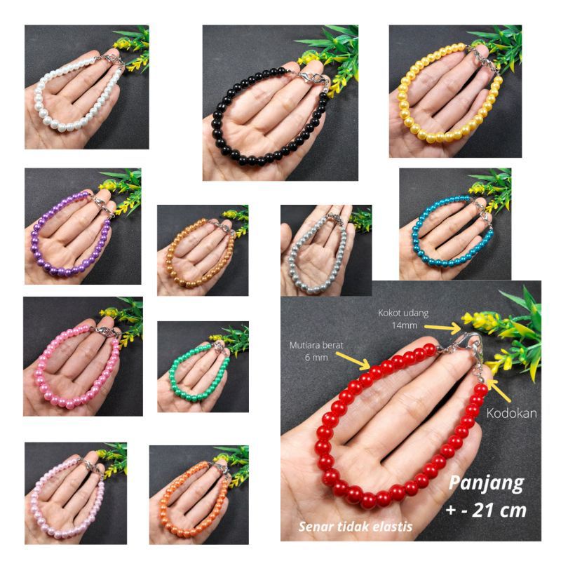 Aksesoris Asesoris Konektor Strap Kalung Masker Mutiara Hijab
