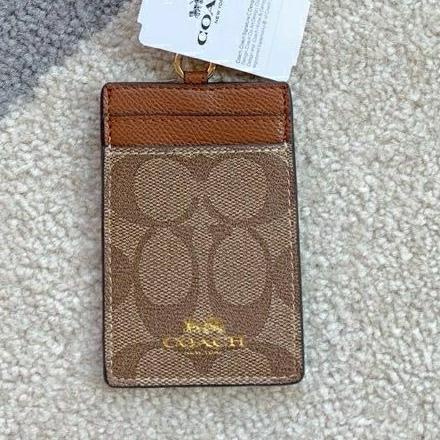 

[[COD]] Coach Lanyard/Coach Signature ID Card Holder-f65773 CUCI GUDANG Kode 1242