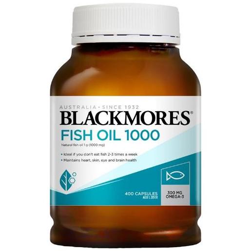 Blackmores Fish Oil 1000mg Omega 3 - 400 caps Lc