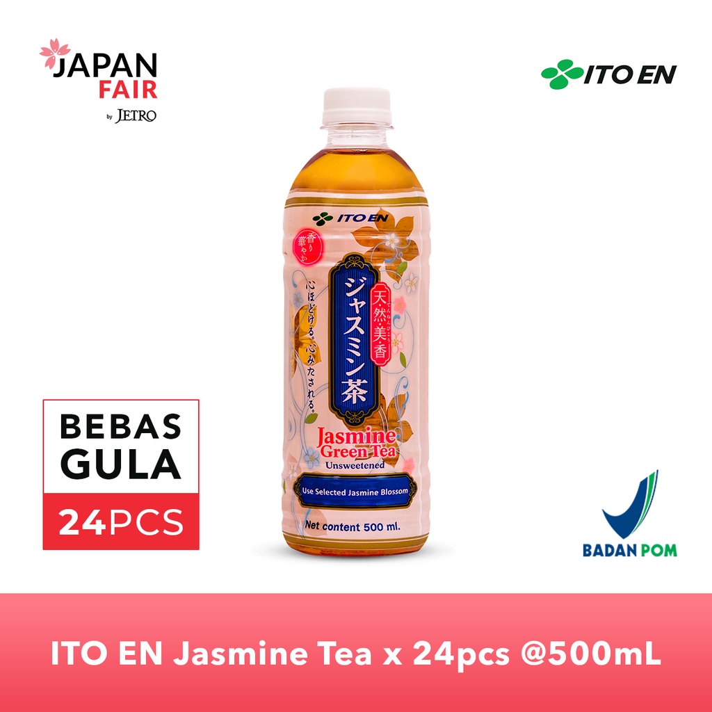 

ITO EN Jasmine Tea Unsweetened Teh Melati 500ml - 24 pcs