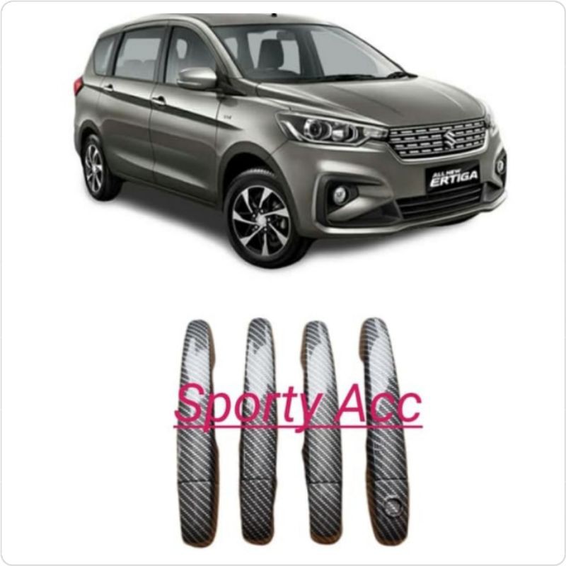 Handle Cover Ertiga New Carbon