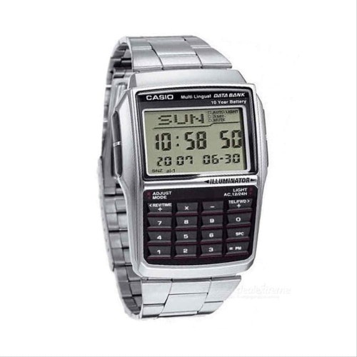 Jam Tangan Casio Kalkulator DBC-32D Data Bank Original