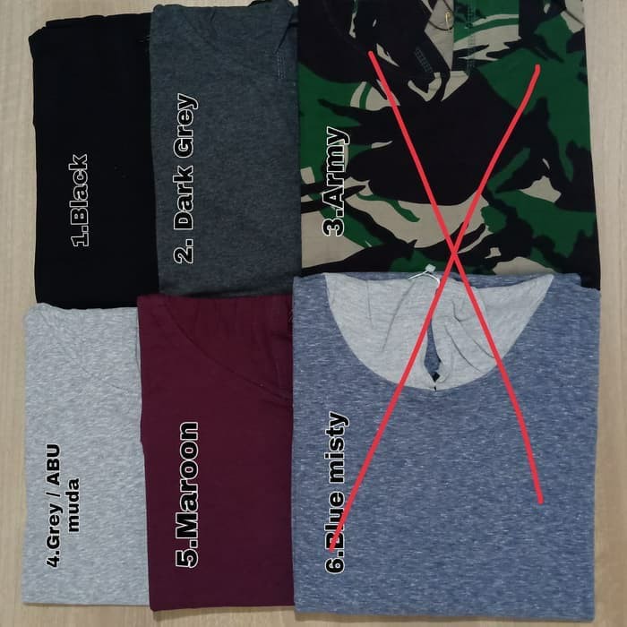 Kaos Kupluk Hoodie Polos Pria