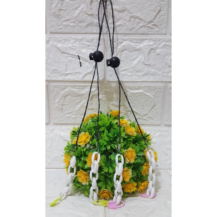 KALUNG MASKER SERUT KOMBINASI TALI DAN AKRILIK/STRAP KONEKTOR SERUT MASKER