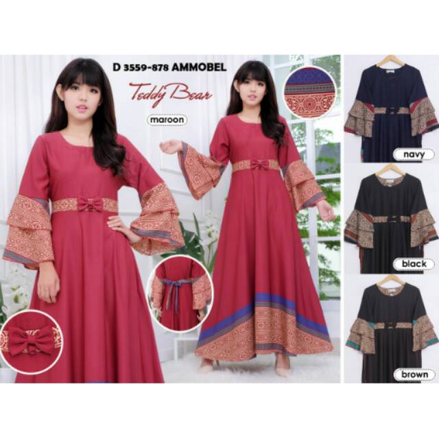 Gamis teddy bear dewasa ammobel