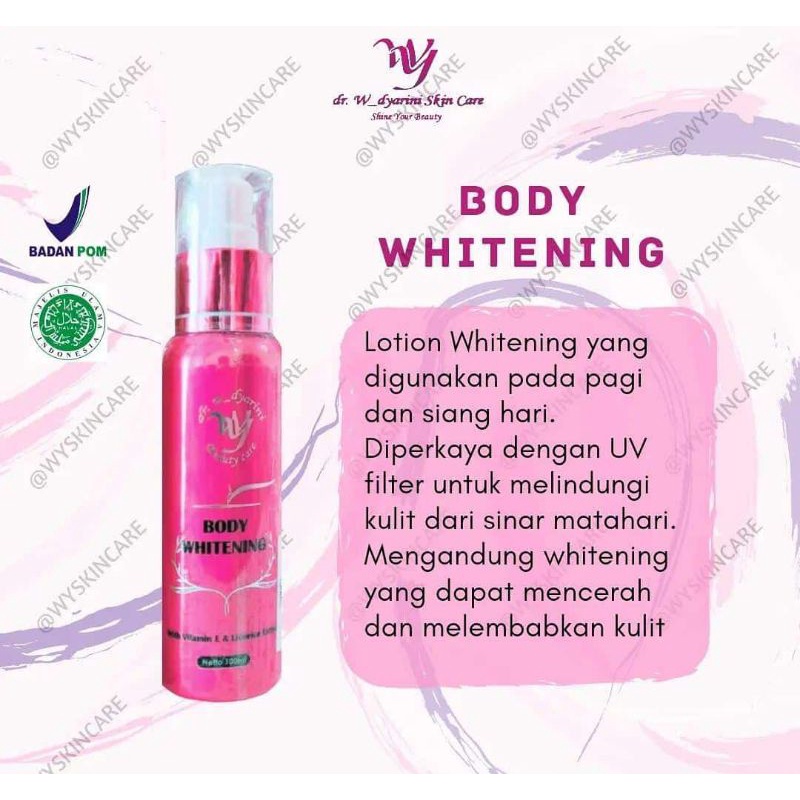 BODY WHITENING DR. WIDYARINI SKINCARE