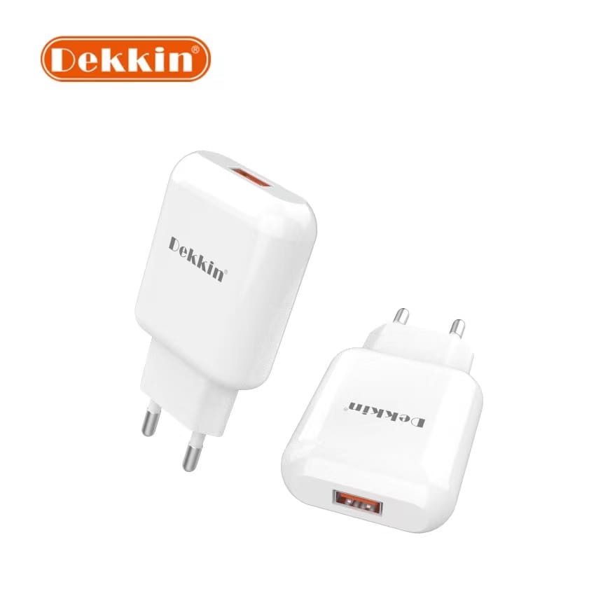 CHARGER DEKKIN DK 678 18W 3A QUICK CHARGER QC 3.0 FAST CHARGING + KABEL DATA