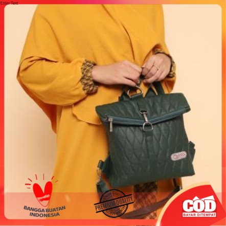 TAS RANSEL MULTIFUNGSI FEY Backpack 3 ini 1 by Quinta Ransel Handbag Slingbag BY QUINTA
