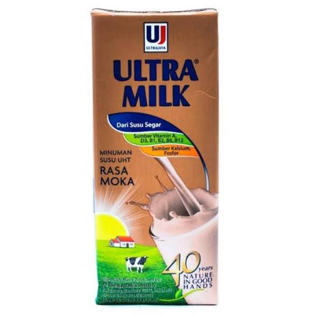 Susu Sapi Ultra Milk 250ml UHT Cokelat Coklat Stroberi Strawberry Moka Moca Mocca Full Cream 250 ml