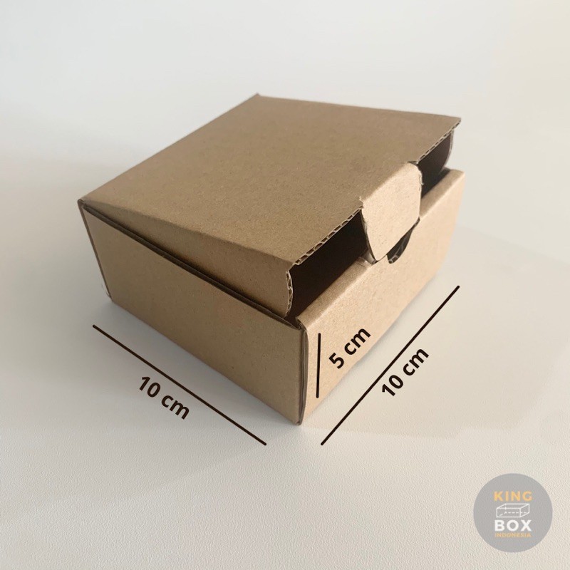 

Kardus Karton Packaging Box 10 x 10 x 5 cm - Die Cut