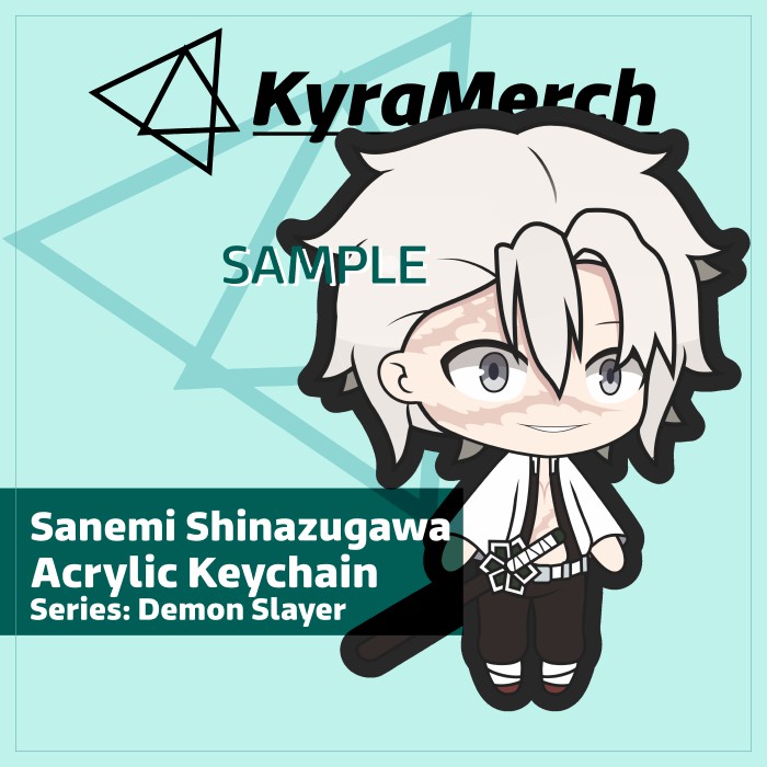 Keychain Kimetsu no Yaiba Shinazugawa Sanemi
 | KyraMerch Anime Fanmerch Dealer