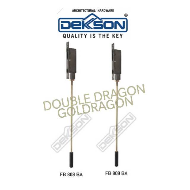 Grendel Tanam Ekspanda FB 808 Brown Dekkson (Flush Bolt Ekspanda Dekkson)