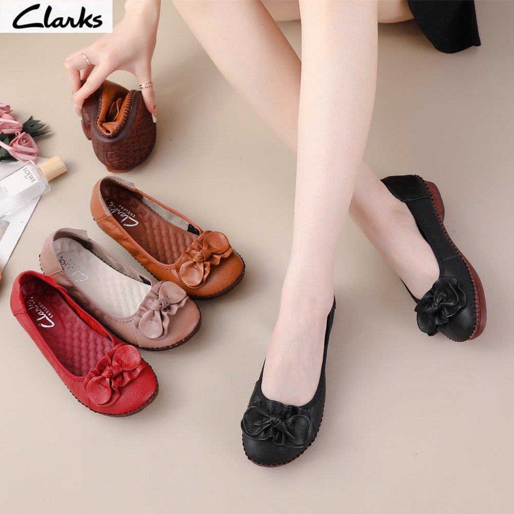 Clarks Sepatu new pita woman   clarks flat wanita kulit asli Sepatu Wanita  melati