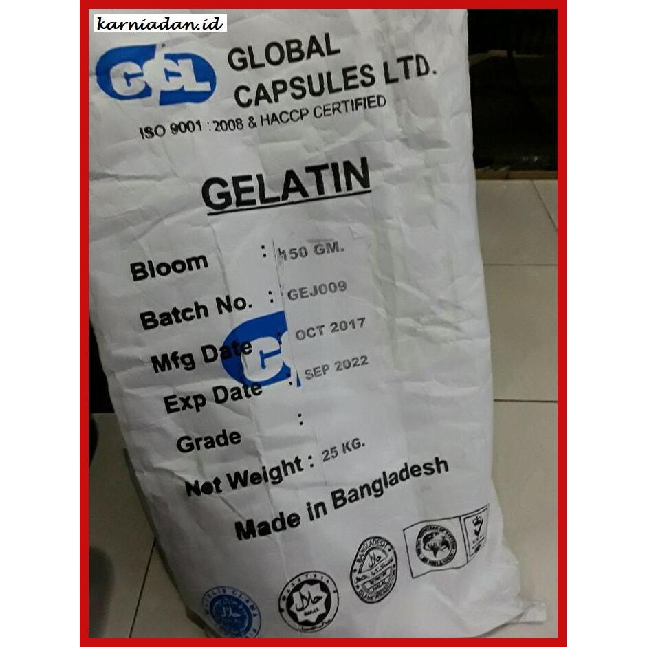 

RAGA-RAGA- GELATIN BUBUK IMPORT HALAL, BERSERTIFIKAT ISO, REPACK 500GRAM -GNIDUP-NAHAB.