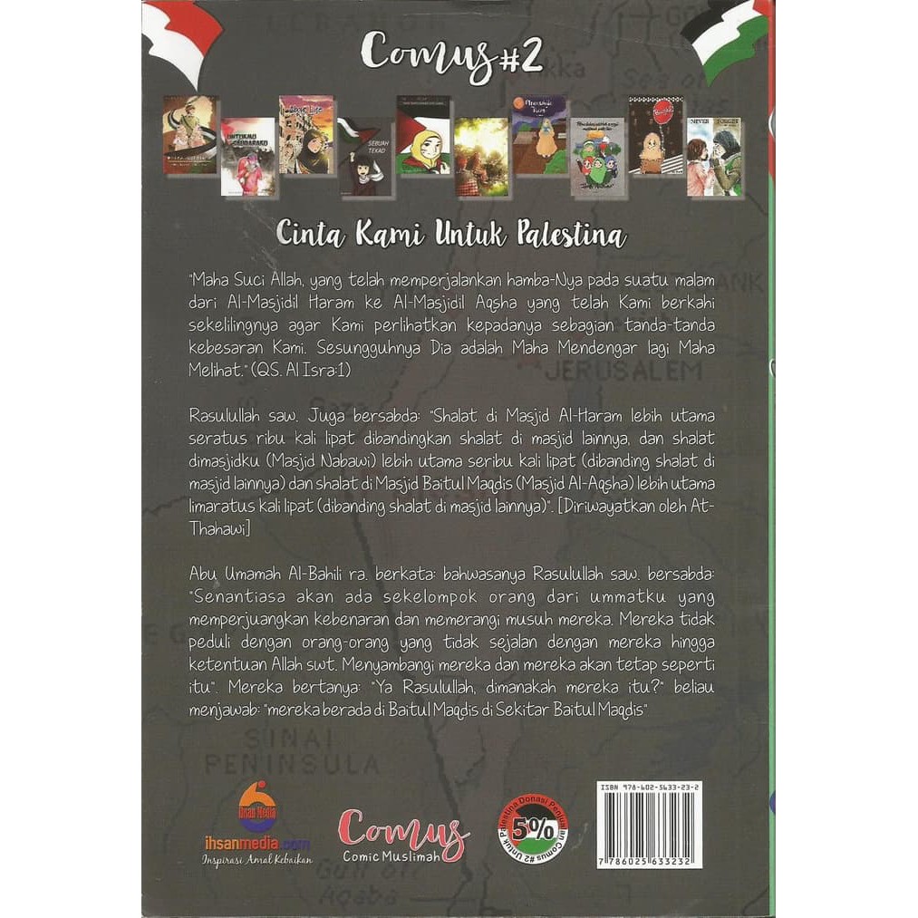 Comus 2 Komik Muslimah Cinta Kami Untuk Palestina Jt 1696 Shopee Indonesia