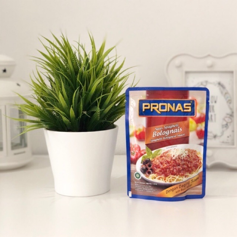 

PRONAS SAUS SPAGHETTI BOLOGNAIS 190G (Bolognese Sauce/Daging Sapi)