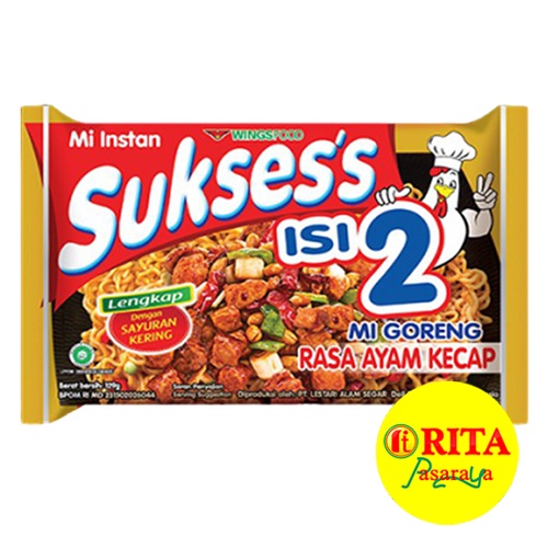 

Suksess Mie Instan Isi 2 Rasa Goreng Ayam Kecap 129 Gr