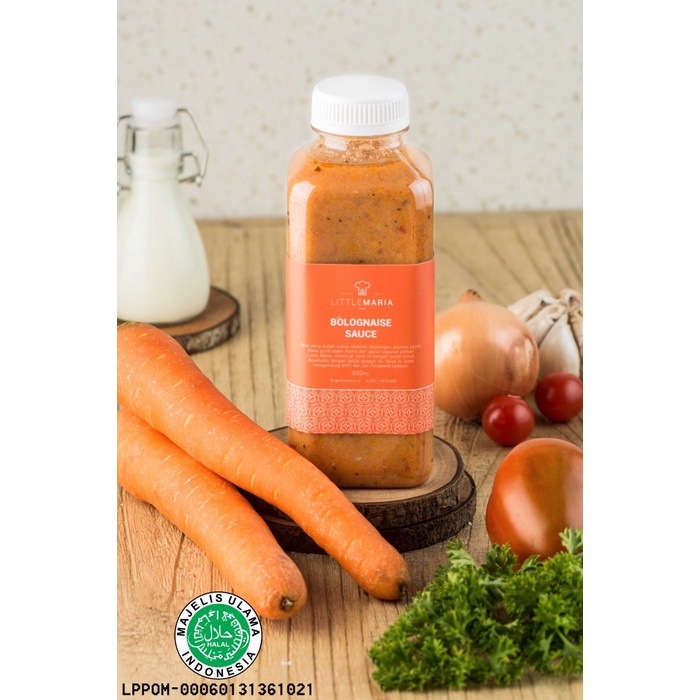 

SAUS-DRESSING- LITTLEMARIA BOLOGNAISE SAUCE/SAUS BOLOGNAISE 500G -SAUS-DRESSING.