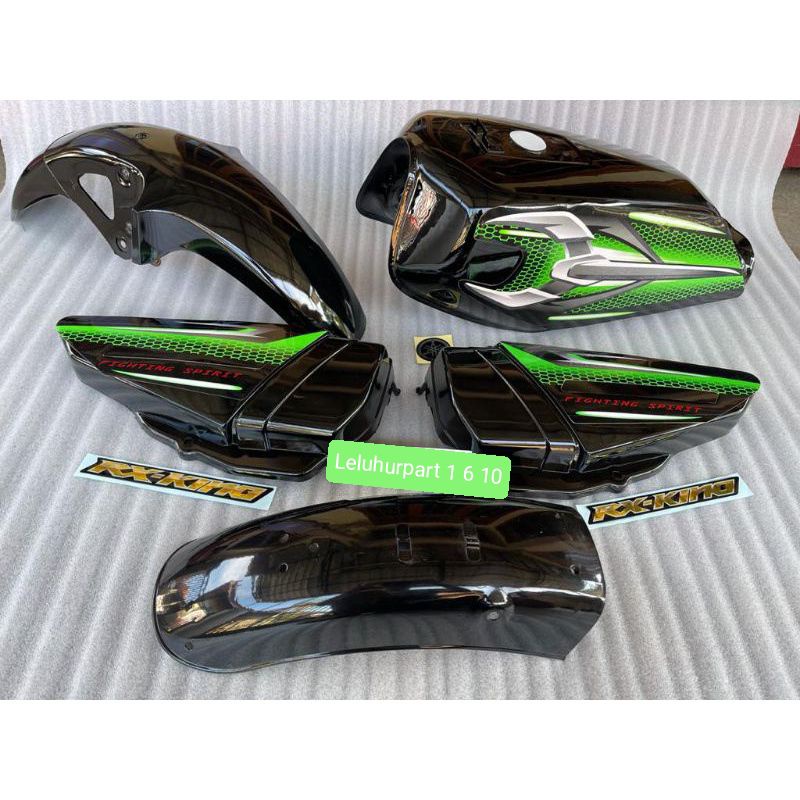 Bok RX KING LIS SETRIPING 2007 VARIASI HIJAU