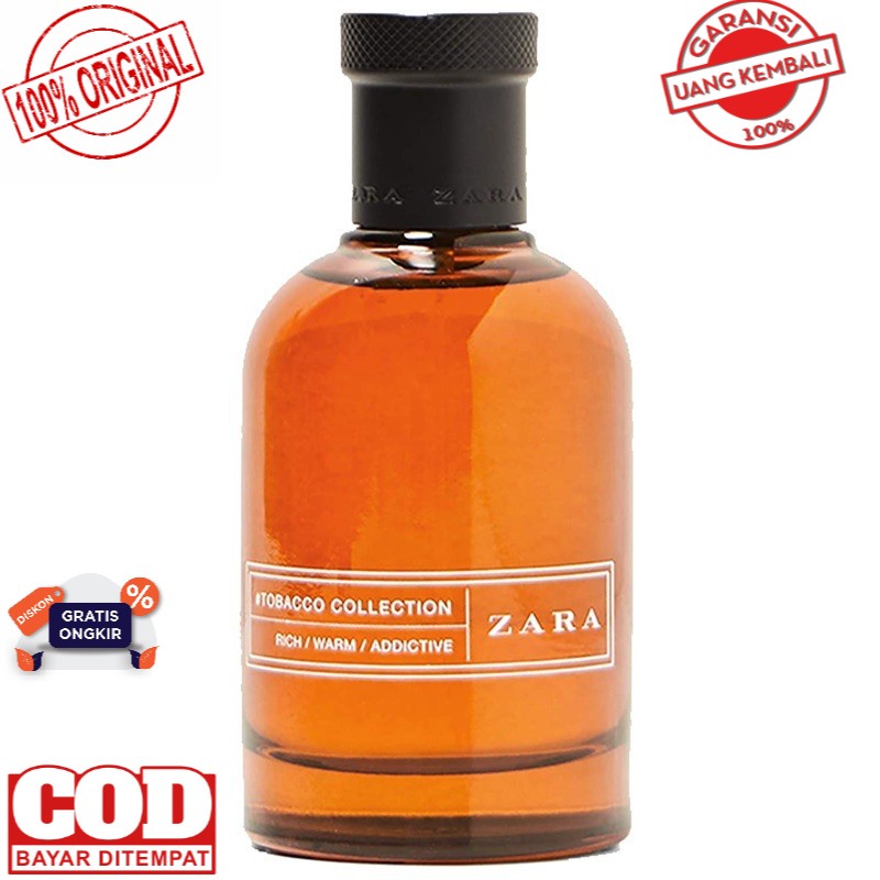 Parfum Original Pria Zara Tobacco Collection Rich Warm Addictive EDT 100 ml