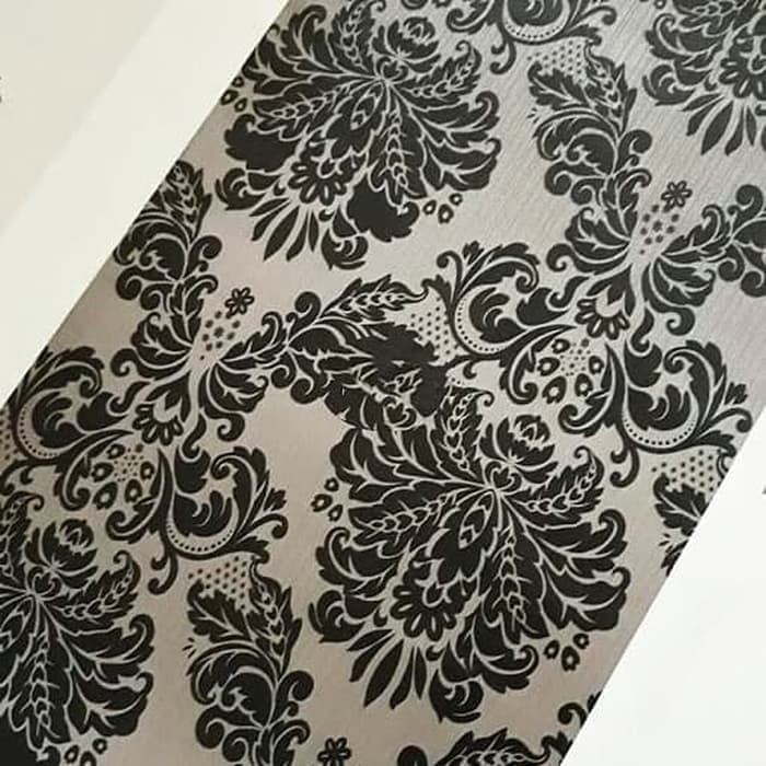 Wallpaper Dinding Sticker Termurah | Coklat Batik Hitam ...