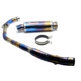 KNALPOT HOGO GP FULL PELANGI STAINLESS CB 150R NEW 2016