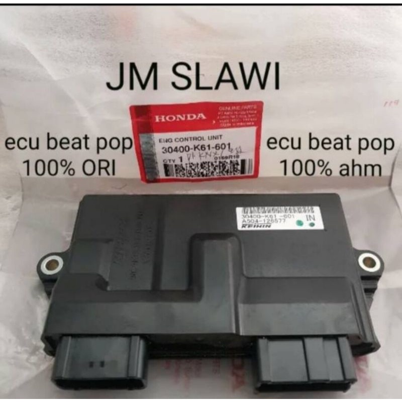 30400 K61 601 Ecu honda beat pop ori ahm