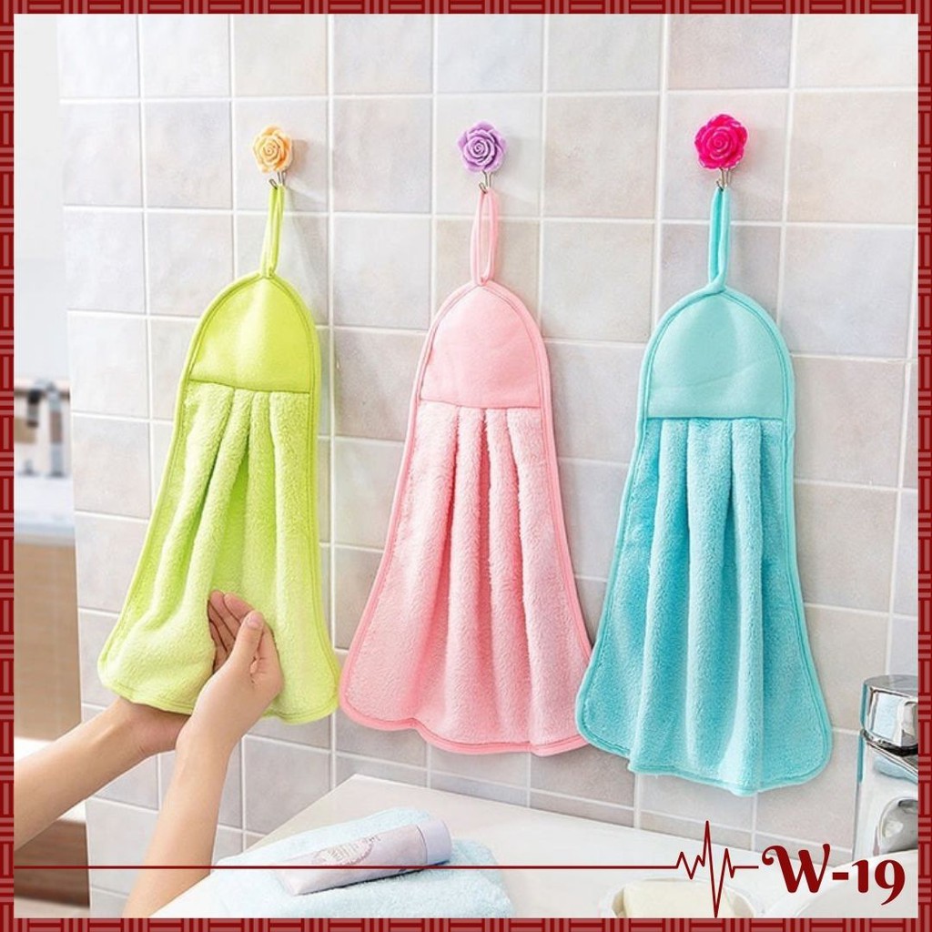 Lap Tangan Gantung / Lap Piring Gantung / Lap Gantung Warna Warni / Handuk Tangan / Handuk Lap