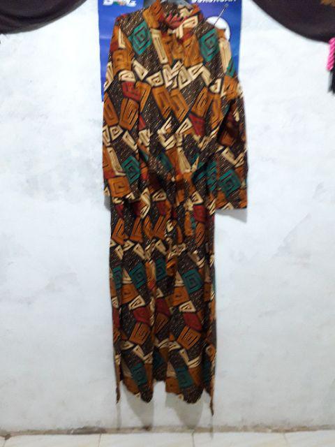 Gamis Batik Syari Mozaik