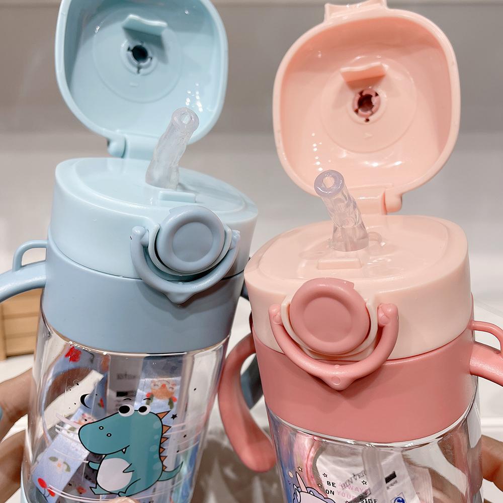 Needway Botol Air Minum Anak Portable 280ml Bayi Plastik Anak Memantul Tutup Cangkir Mug Outdoor