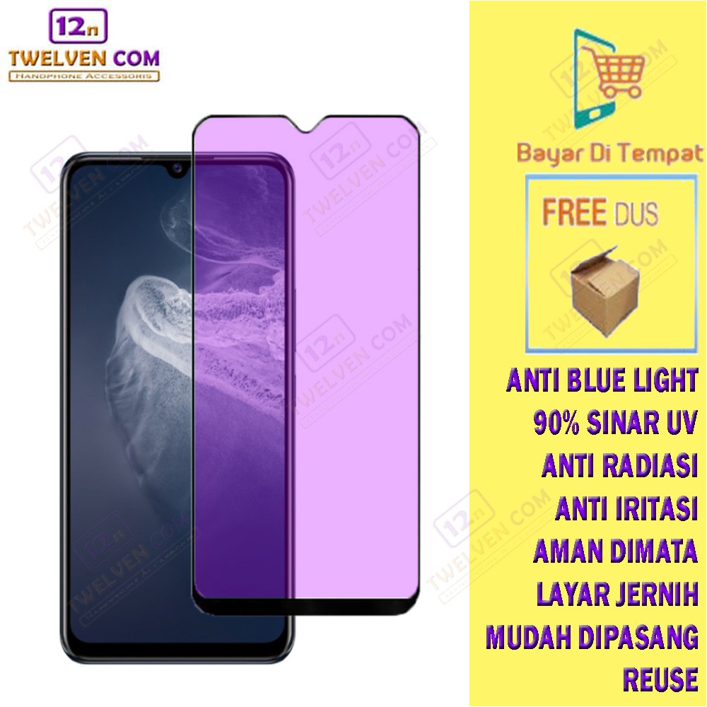 ANTI BLUE TEMPERED GLASS BLU LIGHT Vivo S1 / S1 Pro / V5 / V7 / V7+ / V9 / V11 / V11 Pro / V15 / V15 Pro / V17 Pro / V19 / V20 / V20 SE / V21 / V21e / V23e / X50 / X50 Pro / X60 / X60 Pro