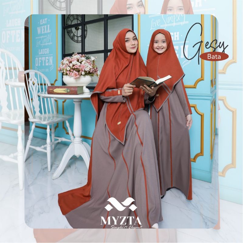 GAMIS MOM & KIDS GESY+KHIMAR by MYZTA