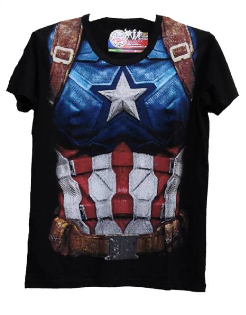 Kaos Baju Anak Cowok Superhero Captain America Body Avengers Lakilaki Tanggung Rhymes Import