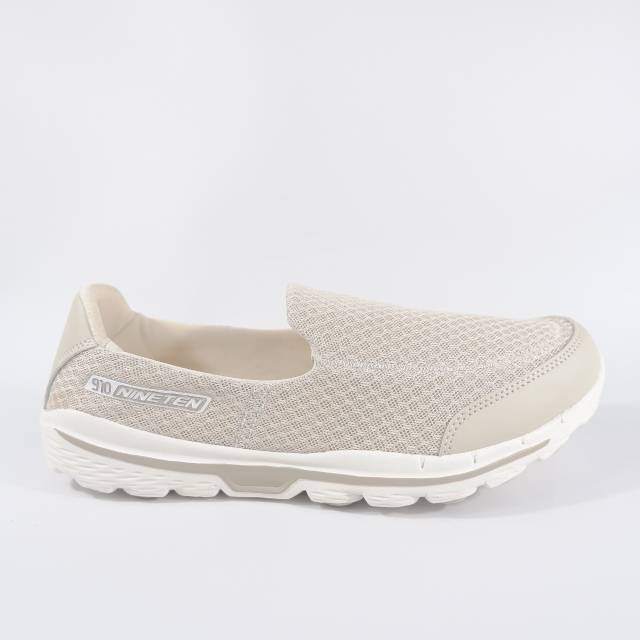 ORIGINAL Slip on Nineten 910 Otoko Krem sepatu loafer asli ori kasual santai lifestyle cowok cewek