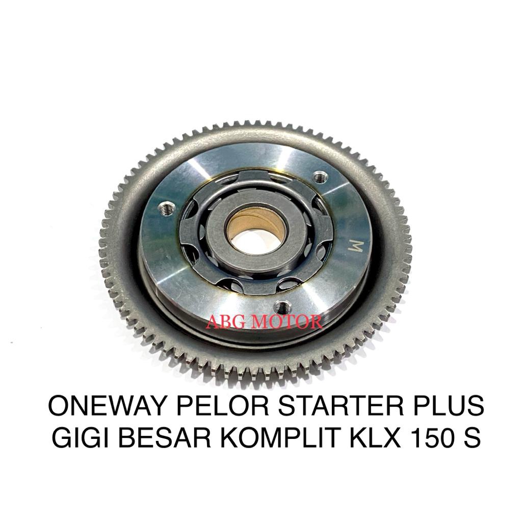 ONE WAY PELOR STARTER KOMPLIT PLUS GIGI BESAR KLX 150 S