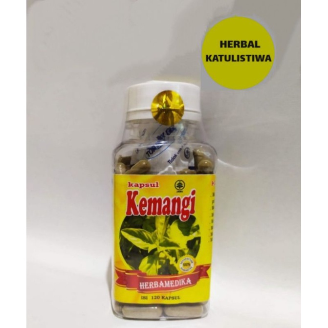 Kapsul Kemangi Herbamedika isi 120 Kapsul