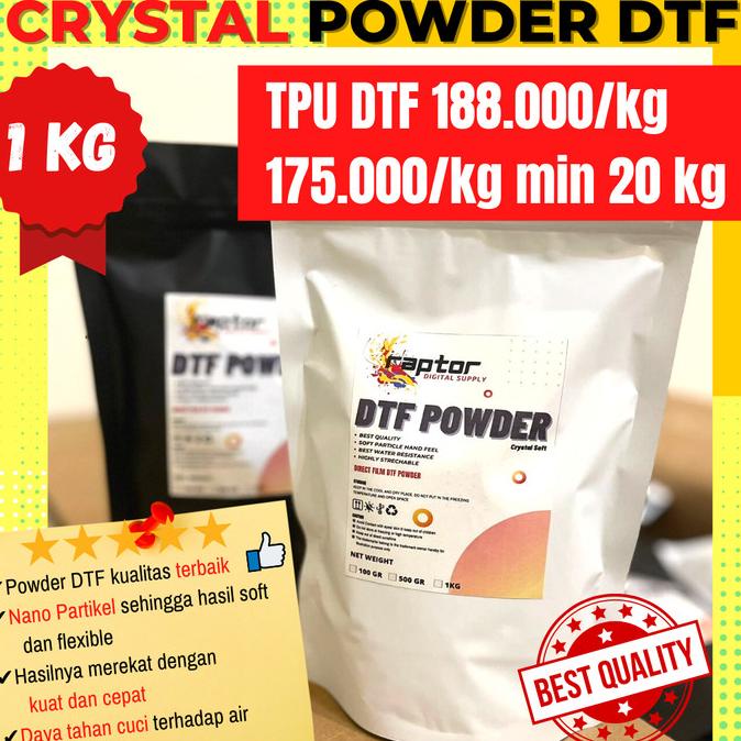 

Powder Dtf Lem Bubuk Powder Dtf Crystal 1Kg Best Quality Terbaru