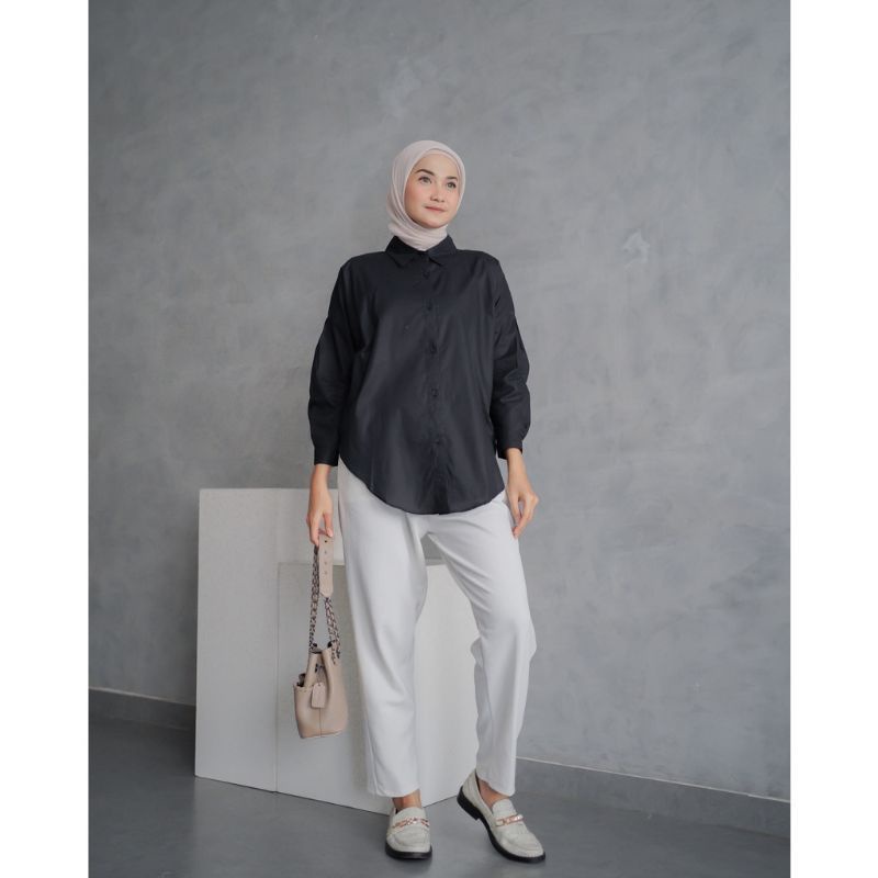 KEMEJA WANITA LINEN // KEMEJA NELKA // NELKA SHIRT