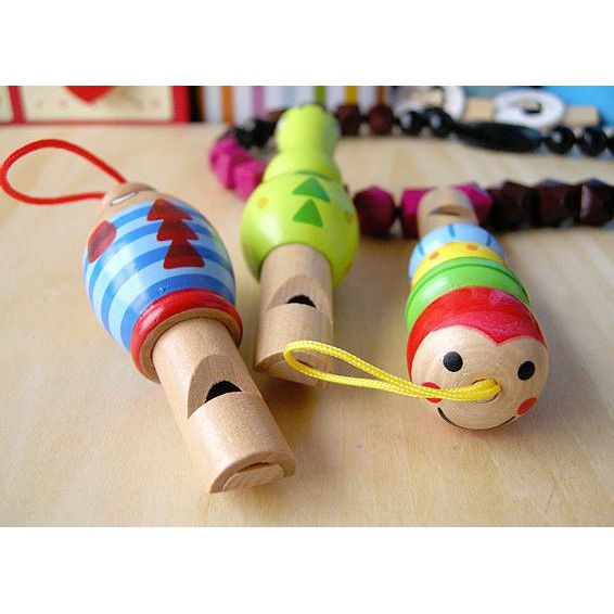 TweedyToys - Peluit Kayu Lucu - Mainan Musik Peluit Anak