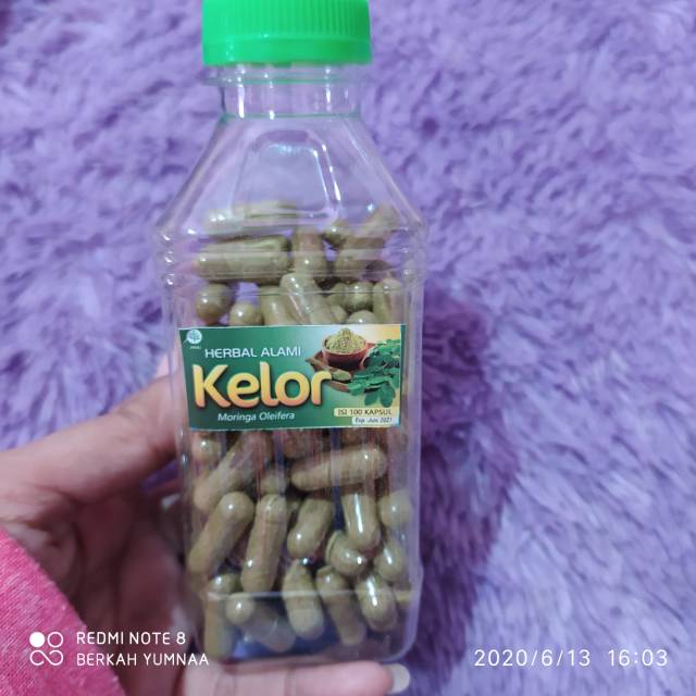 Kapsul kelor (moringa)