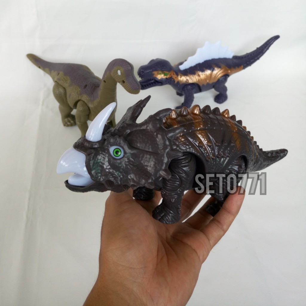 Mainan Dinosaurus Jalan + Bunyi