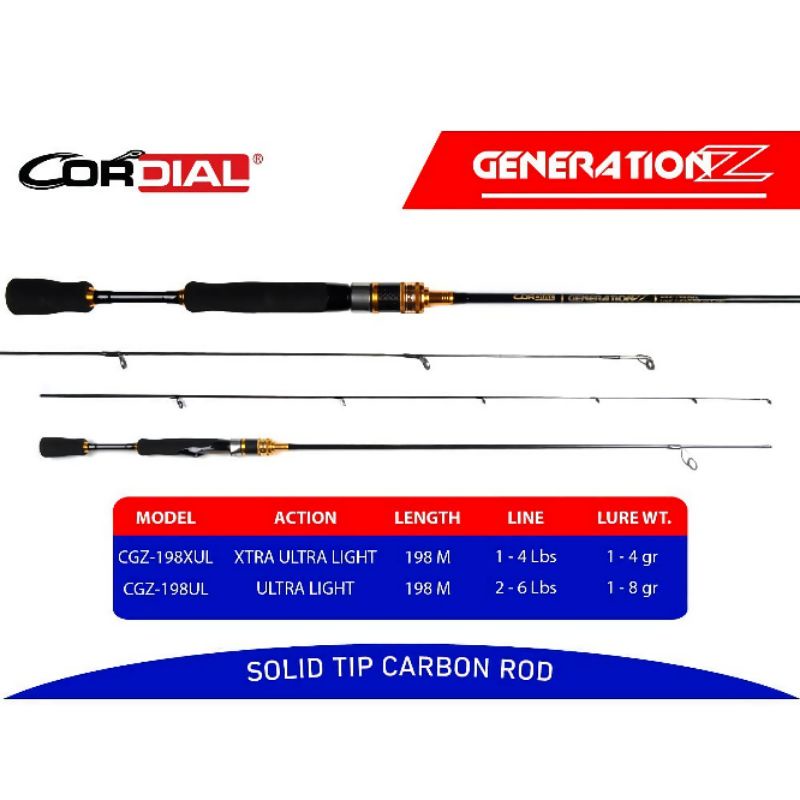 joran pancing ultra light samurai X cordial