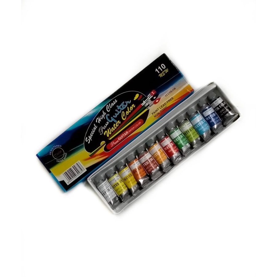 

CAT AIR POLAR GUITAR 12 WARNA WATER COLOR MURAH KECIL 110